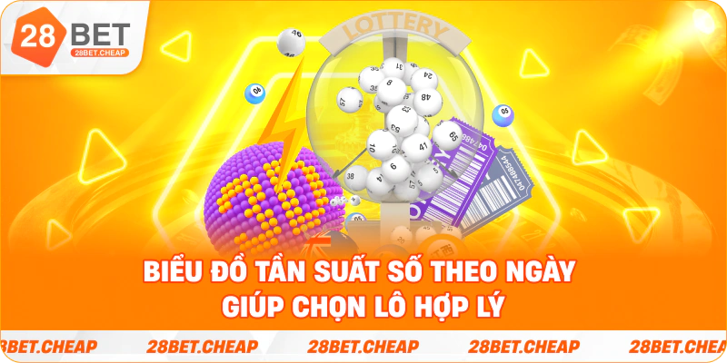 Biểu đồ tần suất số theo ngày giúp chọn lô hợp lý