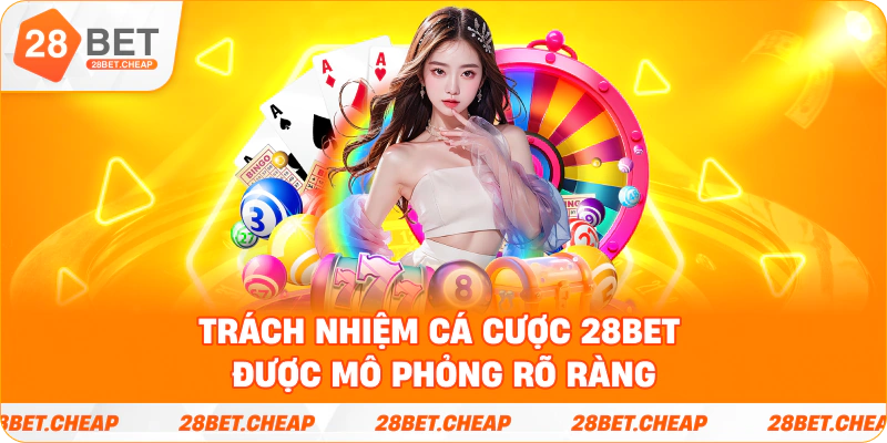 Trách nhiệm cá cược 28BET được mô phỏng rõ ràng